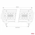 Amio LED fényhíd / munkalámpa 80 cm 66000 lm AWL31