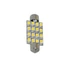 Led izzó 12V 2.5W Szofita 41 mm 3528 (1210) 16 SMD zöld