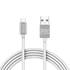 Adatkábel USB Type-C LED fénnyel fehér 1 m
