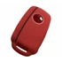 Szilikon tok kulcshoz piros (Volkswagen - Skoda - Seat)