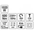 Yato elektromos ütvecsavarozó 1/2" 600 Nm 1020 W