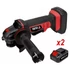 Yato akkumulátoros sarokcsiszoló 125 mm 18 V 2 db 3 Ah-s akkuval