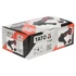 Yato akkumulátoros sarokcsiszoló 125 mm 18 V 2 db 3 Ah-s akkuval