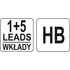 Yato ácsceruza tölthető + 5 db betét