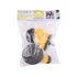 Extol nylon csiszoló kefe készlet 4 db-os