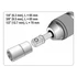 Yato dugókulcs adapter 1/2" 1/4" 3/8"