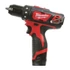 Milwaukee M12 BDD-402C akkumulátoros fúró-csavarozógép 12 V 4 Ah 2 db akkumuláto