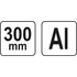 Yato derékszögű vonalzó 300 mm