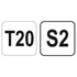 Yato T-kulcs torx T20 fix