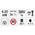 Yato benzinmotoros áramfejlesztő 400 V 5.5 kW háromfázisú