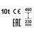 Yato hidraulikus emelő 10t