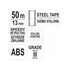 Yato mérőszalag 50 m x 13 mm acél