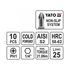 Yato bithegy PH1 1/4" 25 mm 10 db/bl