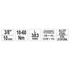 Yato nyomatékkulcs 3/8" 10-60 Nm / 378-400 mm