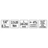 Yato nyomatékkulcs 1/4" 2,5-20 Nm / 240-250 mm