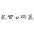 Yato nyomatékkulcs 1/2" 65-335 Nm / 518-540 mm