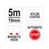 Yato mágneses mérőszalag 5 m x 19 mm nylon bevonatú