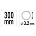 Yato karos zsírzóhoz tömlő 300 mm