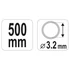 Yato karos zsírzóhoz tömlő 500 mm