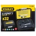 Stanley 32 részes bit behajtó készlet 25 mm