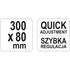 Yato asztalos szorító 300 x 80 mm nagy szorítóerővel